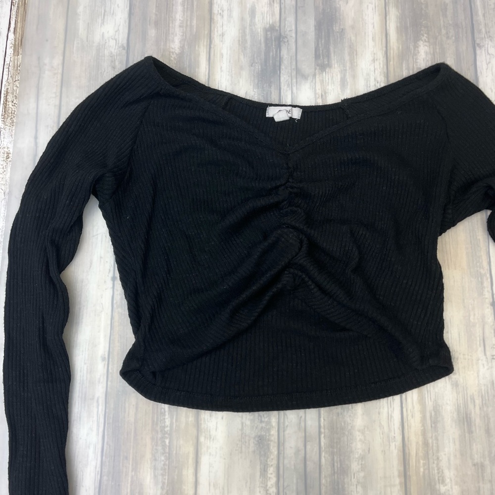 off the shoulder long sleeve